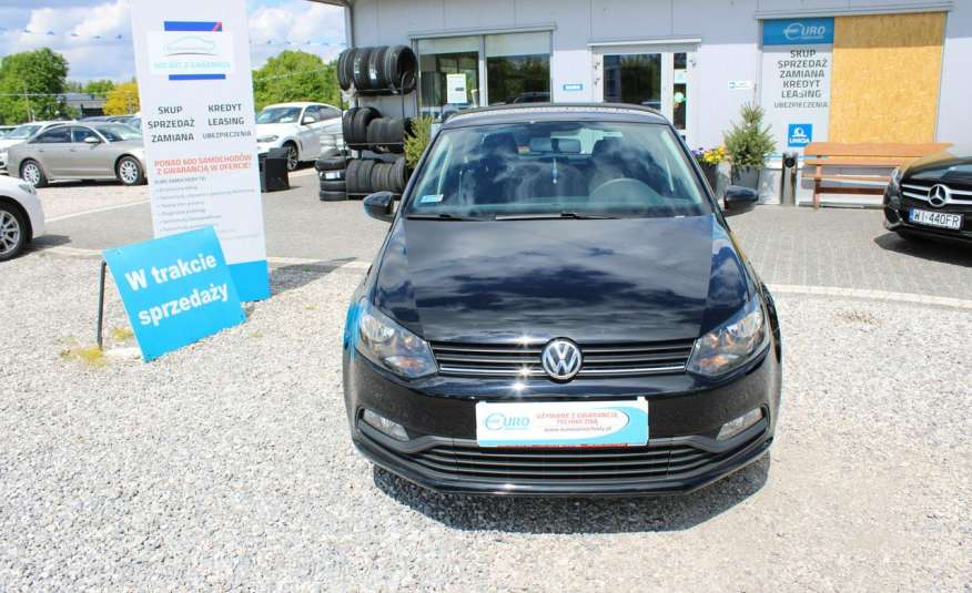Volkswagen Polo F-Vat, Gwarancja, Salon Polska, Benzyna MPI, Czarny zdjęcie 