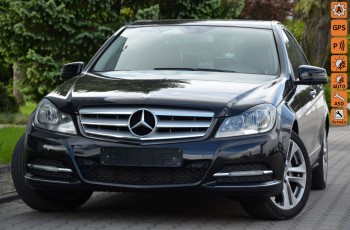 Mercedes C 220 Czarne 2.2CDI 170KM Avantgarde Lift Serwis Navi Skóry
