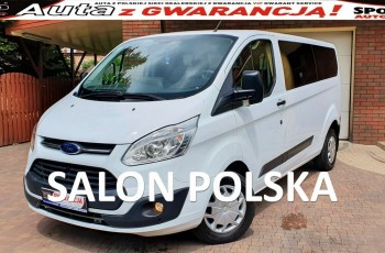 Ford Transit Custom 2018 rej. 310 L 9 osób, Przedłużany L2, Salon PL, Serwis ASO, gwarancja