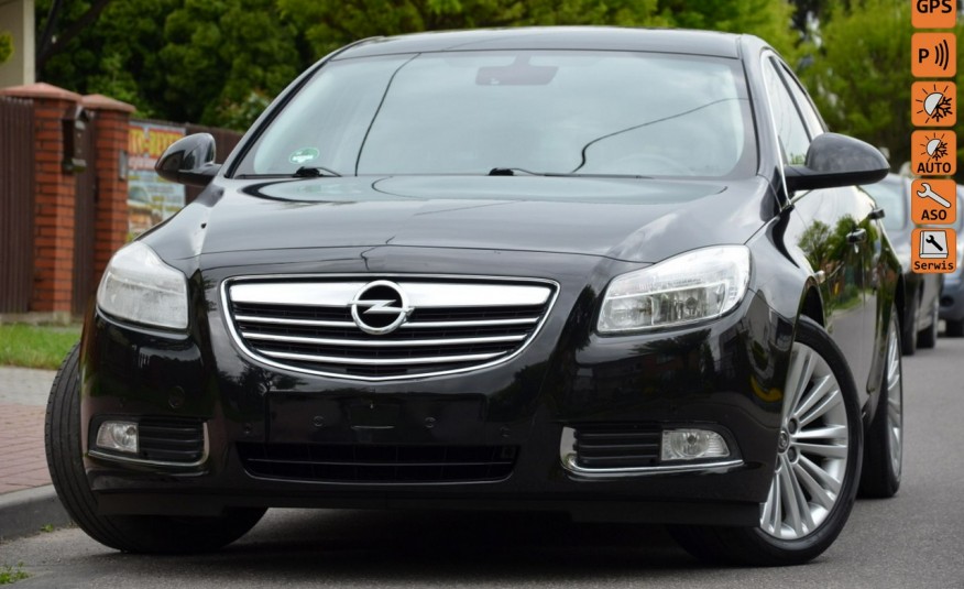 Opel Insignia Czarna Zarejestrowana 1.4T 140KM Serwis Start/Stop Navi 2xPDC zdjęcie 