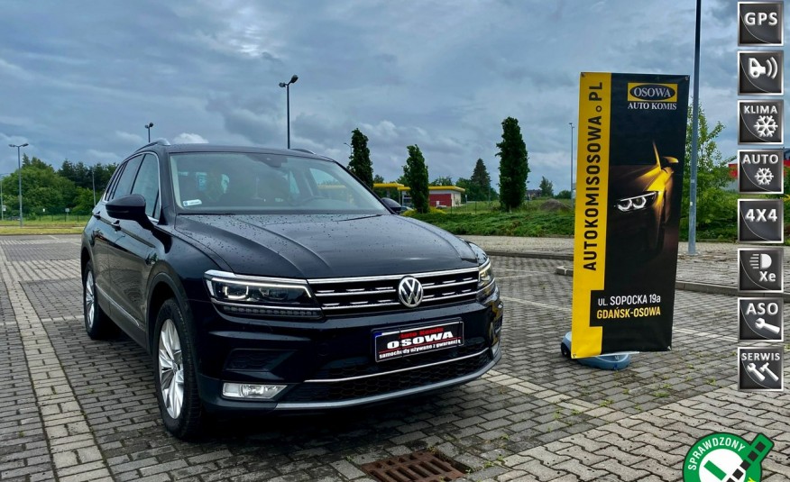 Volkswagen Tiguan 2.0TDI 4motion zegary digital flou opcja serwis salon PL gwarancja 1ro zdjęcie 