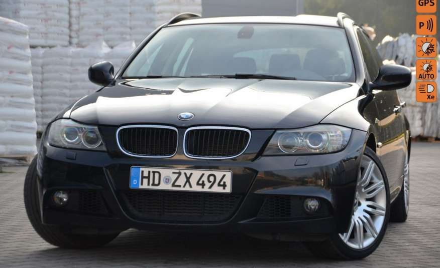 BMW 320 Czarny M-Pakiet Zarejestrowany 2.0D 163KM Lift Navi Alu Gwarancja zdjęcie 