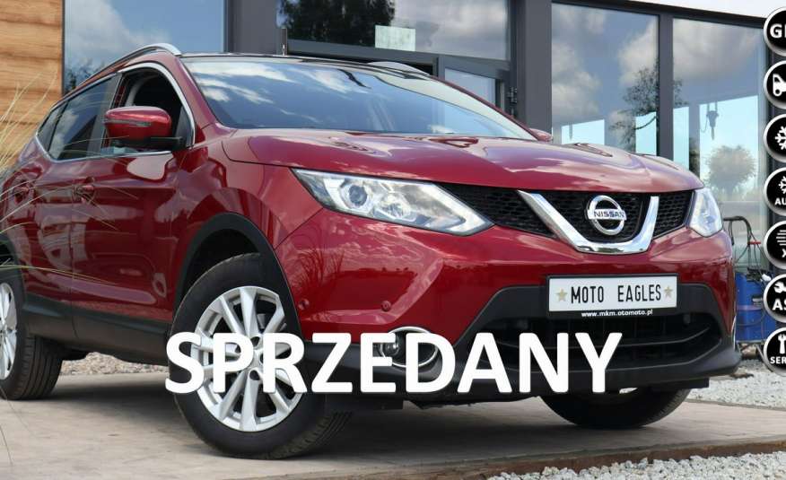 Nissan Qashqai WERSJA TEKKNA CAM 360 Panorama relingi SKÓRA zdjęcie 