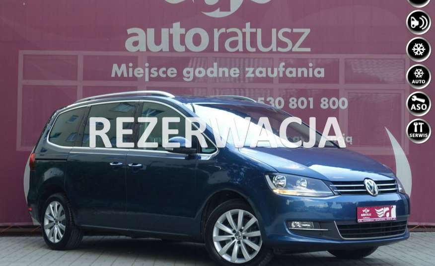 Volkswagen Sharan FV 23% /Aut. DSG /Szklany Dach/Skóry/El. Drzwi/Radar/ HIGHLINE zdjęcie 