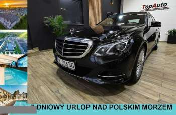 Mercedes E 200 2.0 i lift polski salon BIXENON NAVI fabryczny lakier bezwypadkowy 
