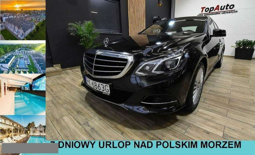 Mercedes E 200 2.0 i lift polski salon BIXENON NAVI fabryczny lakier bezwypadkowy zdjęcie 