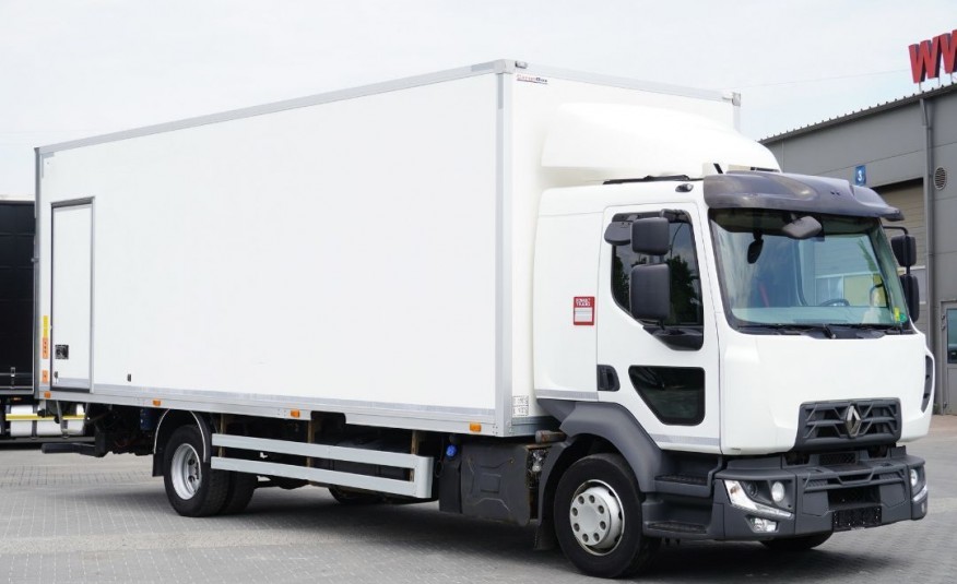 Renault Midlum D12 , E6 , SYPIALKA , kontner 18 EPAL , drzwi boczne , winda 2000kg , pilot , retarder , kabina sypialna , serwis ASO , kontener , koffer , skrzynia box , 18 Europalet 4x2 zdjęcie 
