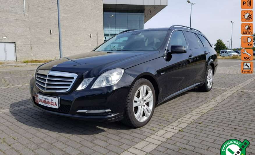 Mercedes E 200 2.2 cdi 136KM, automat, lift, skóry, el klapa, xenon, led.1 rok gwarancji zdjęcie 