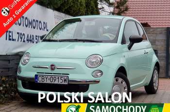 Fiat 500 1.2 Pop, Polski Salon, Klimatyzacja, ABS, ESP, ASR, Nowe Hamulce