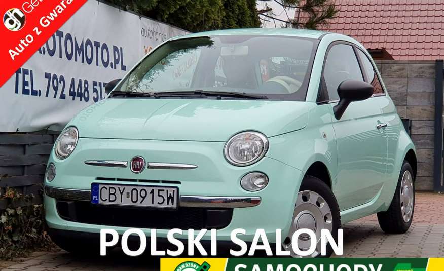 Fiat 500 1.2 Pop, Polski Salon, Klimatyzacja, ABS, ESP, ASR, Nowe Hamulce zdjęcie 