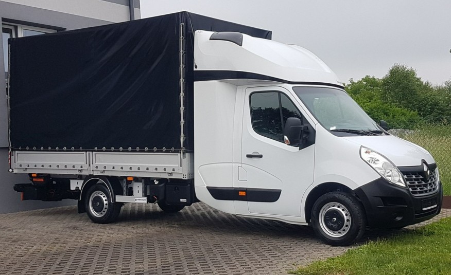 Renault Master WINDA 2xŁÓŻKO PLANDEKA PAKA SKRZYNIA ŁADUNKOWA KLIMA 8EP SERWISOWANY zdjęcie 