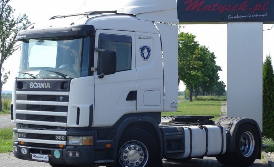 Scania 114 L 380 / CR19 / RETARDER / MANUAL / NISKA KABINA / 6 340 KG / zdjęcie 2