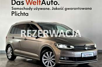 Volkswagen Touran 2.0TDI 150KM, Highline, DSG, Salon PL