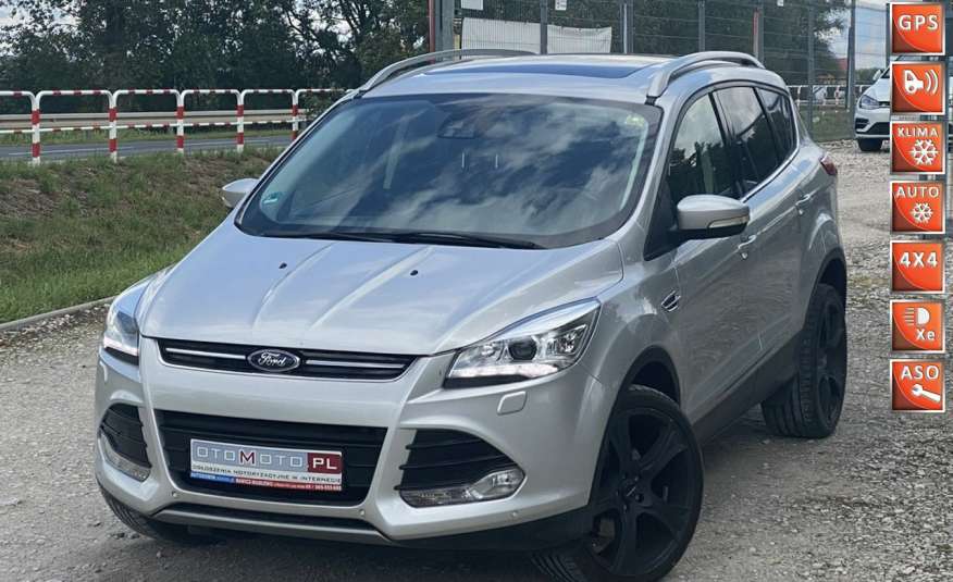 Ford Kuga Raty Bez Bik i Krd , Automat Panorama, 120tys km.4X4, Gwarancja zdjęcie 