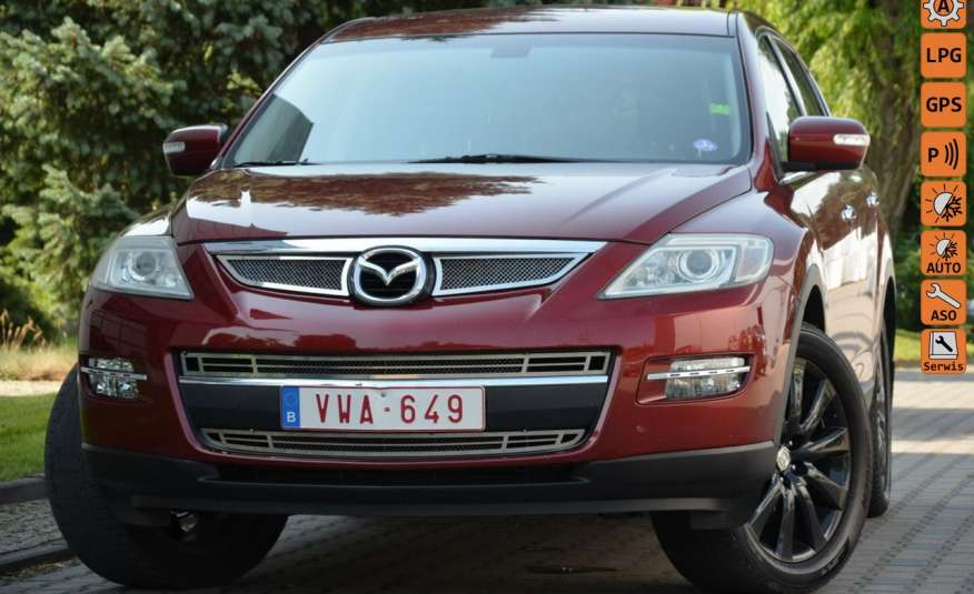 Mazda CX-9 Opłacona 3.7+Gaz 4x4 Serwis Skóra BOSE Navi 7-os. PDC zdjęcie 