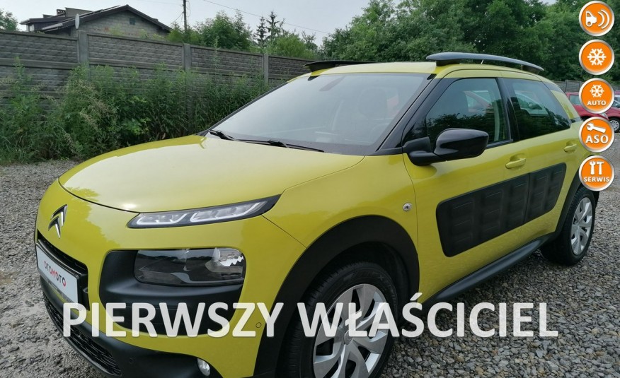 Citroen C4 Cactus 1.2turbo 1wł Climatronic Grzane fotele Ekran Dotyk Kamera Bezwyp Oplac zdjęcie 