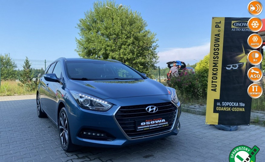 Hyundai i40 lift 1.7crdi navi Ledy kamera 1 wł bezwypadkowy 1 rok gwarancji zamian zdjęcie 