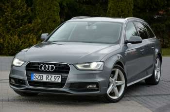 Audi A4 S-Line Lift Radar Bi-Xenon Skóry Navi ALU 18"ASO Audi