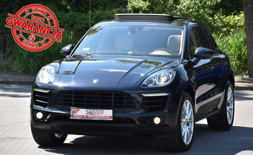 Porsche Macan S 3.0 340KM 2014r. Salon FV23 4x4 Panorama LED Kamera BOSE zdjęcie 