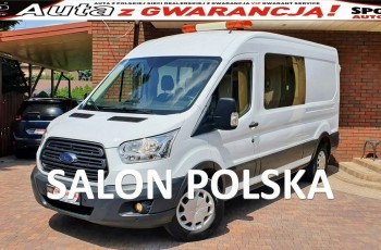 Ford Transit FT350 L3H2 Brygadówka 7 osób, Salon PL, Serwis F.Vat23, GWARANCJA 15mc