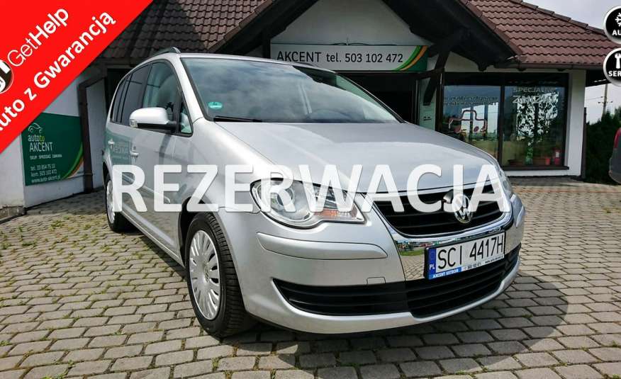 Volkswagen Touran Oryginał lakier +102 konie +120 t.km +7 osób + rok gwarancji GetHelp zdjęcie 