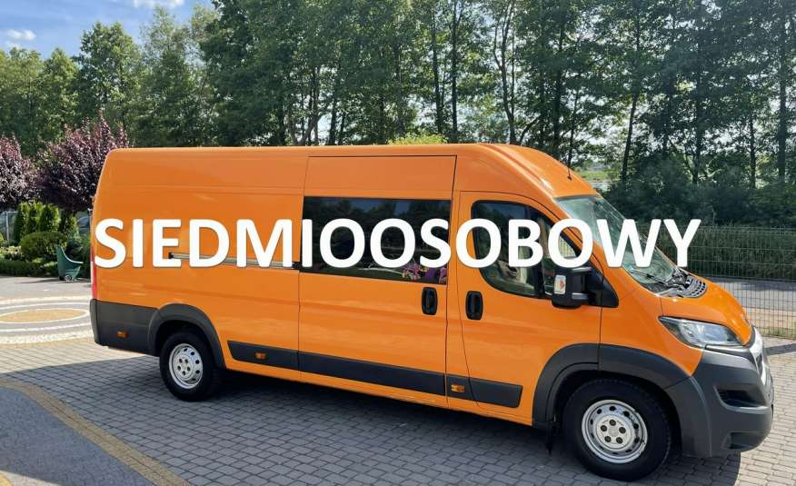 Peugeot Boxer MAXI L4H2 2.0 HDI 163KM / Brygadówka 7 osobowa / Salon PL zdjęcie 