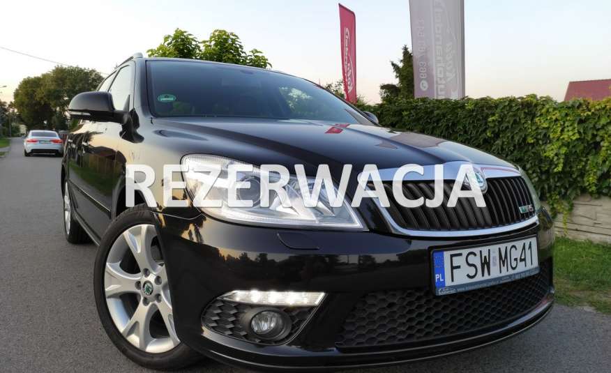 Skoda Octavia VRS 2.0 TDI 170KM Bardzo zadbana Xenon Rej PL GWARANCJA zdjęcie 