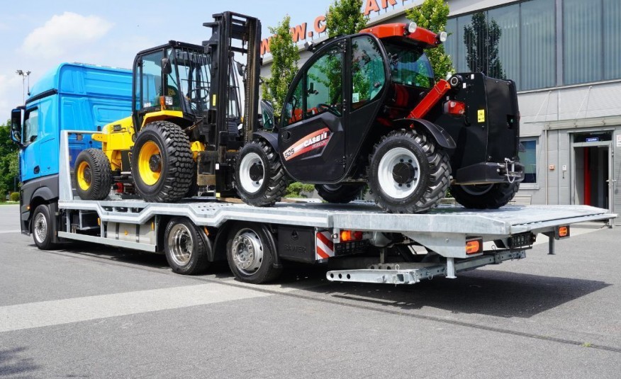 Mercedes Actros 2542 , E6 , MEGA , NOWA laweta 6.75m , widelec hol 10T , najazd hydrauliczny , wciągarka , pilot , 2 baki , retrader .2 łóżka , acc , lodówka , serwis ASO , laweta , assi zdjęcie 