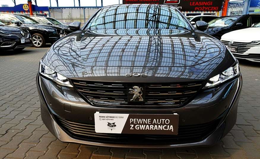 Peugeot 508 3 Lata GWARANCJA 1WŁ Kraj Bezwypadkowy ALLURE 180KM Automat T8 FV23% 4x2 zdjęcie 