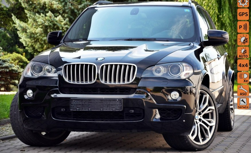BMW X5 Czarna Opłacona 3.0sD 286KM Masaże Skóra Bi-xenon Navi Panorama Kamera zdjęcie 