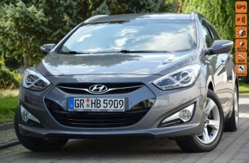 Hyundai i40 Opłacony 1.7CRDI 123tys.km Serwis Kamera Navi Led Skóra Gwara