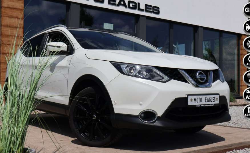 Nissan Qashqai WERSJA TEKKNA CAM 360 Panorama relingi SKÓRA zdjęcie 