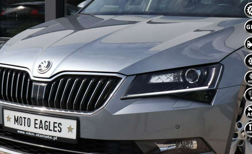 Skoda Superb XENON el.sterowane fotele DSG duża navi ŁOPATKI 2017rok zdjęcie 