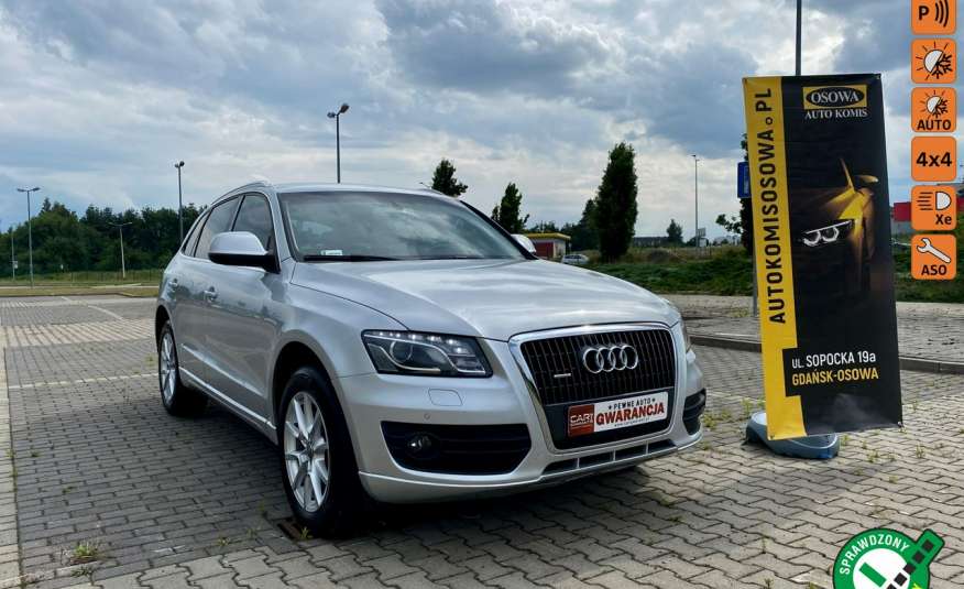 Audi Q5 2.0Turbo quattro moc211KM ledy xenon skora Automat 1 rok gwarancji zdjęcie 