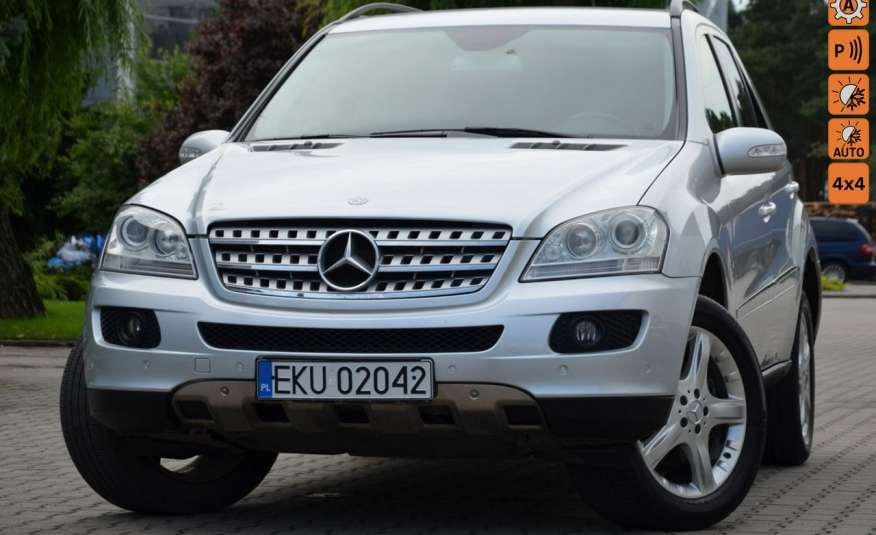 Mercedes ML 280 Zarejestrowany 280CDI Skóra Grzane fotele Bez pneumatyki zdjęcie 