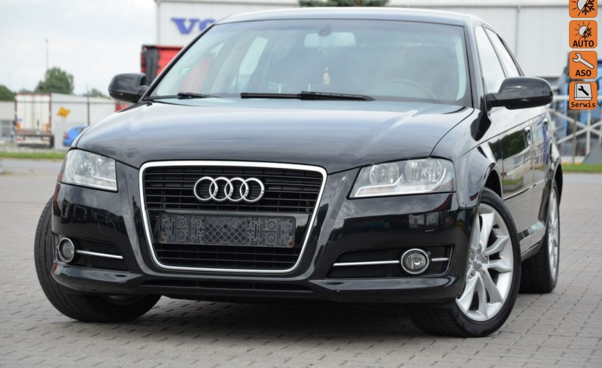 Audi A3 Czarne Opłacone 2.0TDI Serwis Lift Start/Stop Klima Alu Gwarancja zdjęcie 