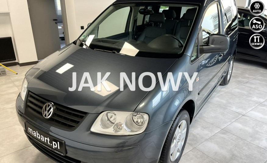 Volkswagen Caddy 1.6 MPI 102KM TEAM Klimatron Halogeny Alu felgi drzwi przesuwne NIEMCY zdjęcie 