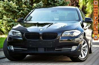 BMW 523 Czarna perła Zarejestr. 3.0i 204KM Serwis ACC Kamera Keylessgo Gwara