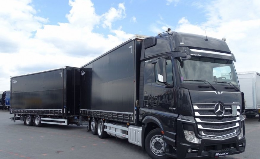 Mercedes ACTROS 2545 / ZESTAW TANDEM 120 M3 / PRZEJAZDOWY / GIGA SPACE / EURO 6 / I-COOL / 6x2 zdjęcie 