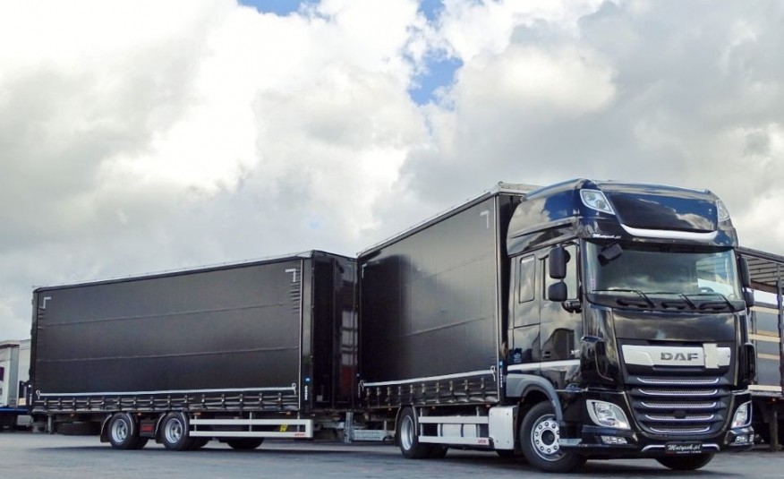 DAF XF 450 / ZESTAW TANDEM PRZEJAZDOWY 120 M3 / WECON / POLSKI SALON / 2018 ROK / 4x2 zdjęcie 