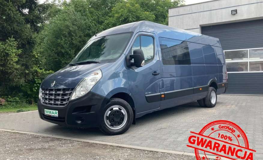 Renault Master 2012 2.3 150 KM Brygadówka 6 osobowy Max Bliźniak Krajowy Klima zdjęcie 