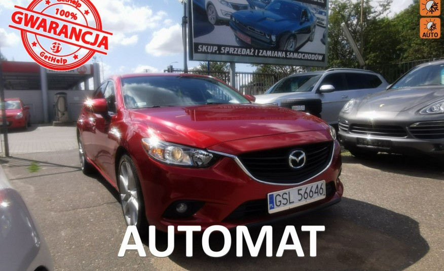 Mazda 6 2.5 BENZYNA 191 KM, Klima, Alu, Automat, Skóra, Kamera, Bluetooth zdjęcie 