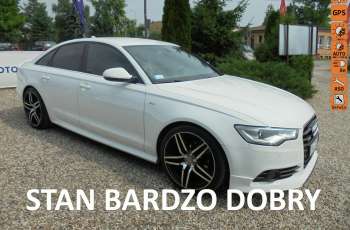 Audi A6 Piękna biała , S-Line , super prezencja , wyposazona -220 KM