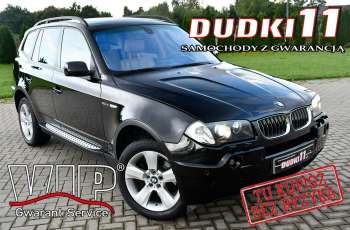 BMW X3 3.0D 4X4, Serwis, Skóry, Podg.Fotele.Navigacja, .GWARANCJA