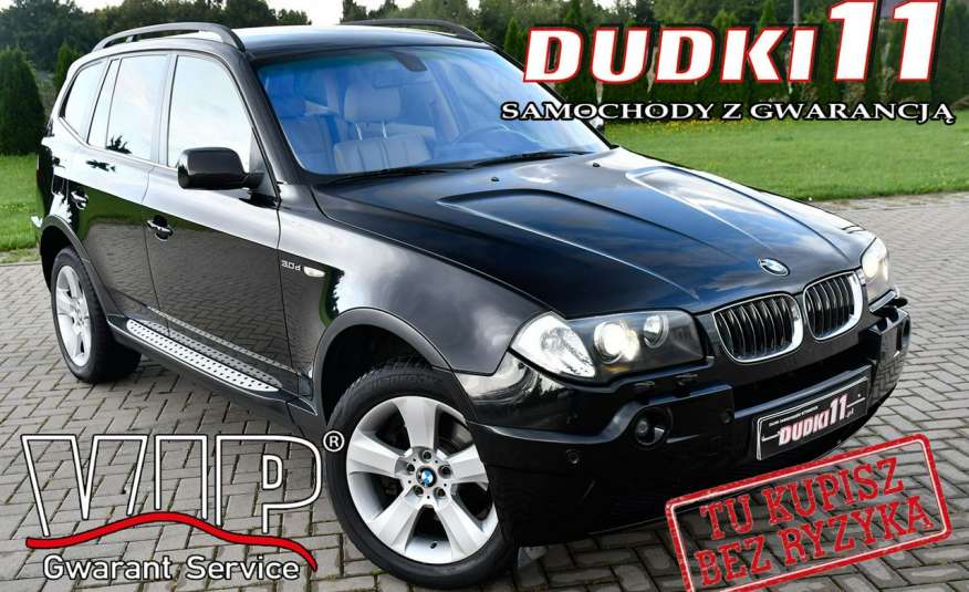 BMW X3 3.0D 4X4, Serwis, Skóry, Podg.Fotele.Navigacja, .GWARANCJA zdjęcie 