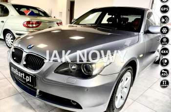 BMW 530 530i xDrive 4x4 258KM Individual Komfort MANUAL BiXenon HiFi Rude Skór