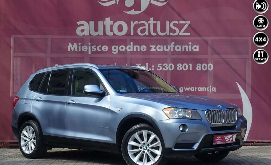 BMW X3 Oryginalny lakier - 100% Bezwypadkowy / Szklany Dach / Automat / 4x4 zdjęcie 