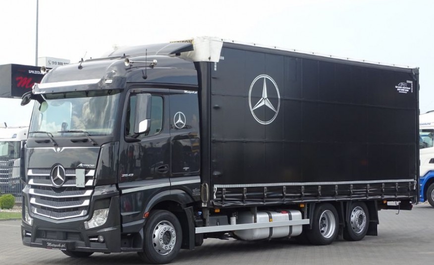 Mercedes ACTROS 25 430 / FIRANKA - 60 M3/ DŁ: 7.75 M / 3 OSIE / EURO 6 / I-COOL / 6x2 zdjęcie 