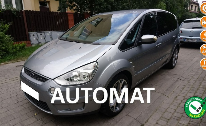 Ford S-Max 2.0 TDCi Titanium, automat, skóra+alcantara, mały przebieg zdjęcie 