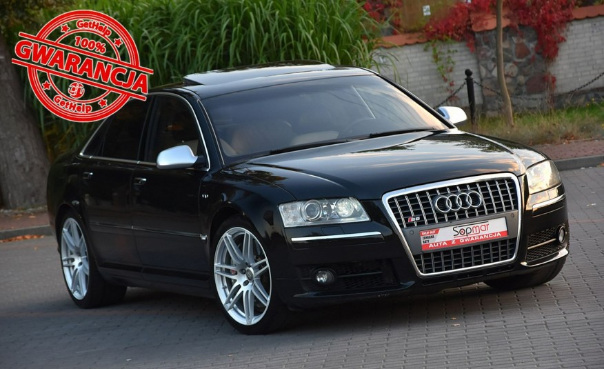 Audi S8 5.2 V10 450KM 2006r. BOSE F1 NAVi Skóra BiX Kamera Polecam zdjęcie 